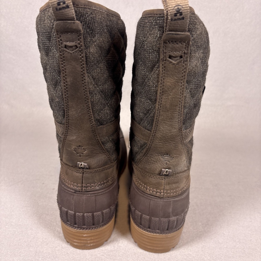 Kamik Sienna 3 Waterproof Lace-Up Boots Womens 11 Java NWT Made in USA - Picture 7 of 16